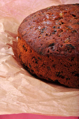 selbst gebackener Fruchtkuchen