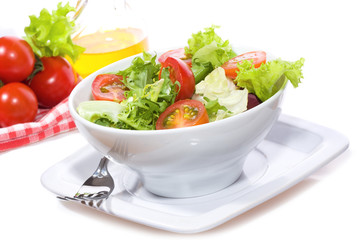 salad with vegetables