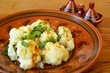 Moroccan cauliflower with Chermoula