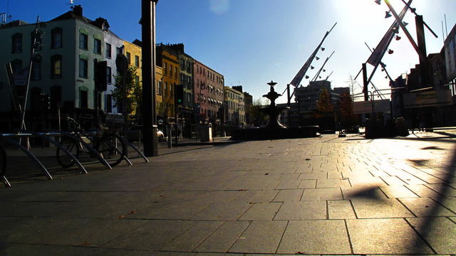 Grand Parade street, Cork, Ireland time lapse