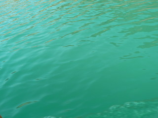 Turquoise water level as a background