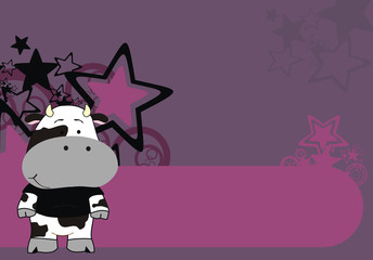 cow cartoon background1
