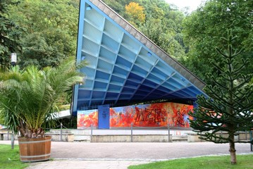 Bühne im Stadtgarten von Freiburg im Breisgau