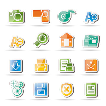 Internet and Website icons  Vector Icon Set