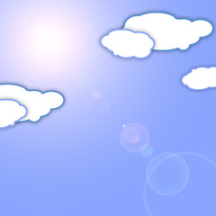 Небо с облаками