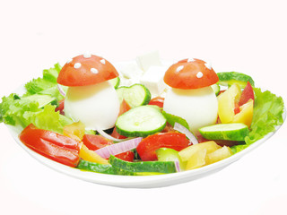 creative vegetable salad