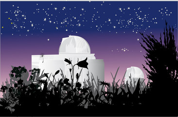 astronomy observatory at nigth © Alexander Potapov