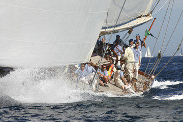 Obraz premium Voiles de Saint-Tropez