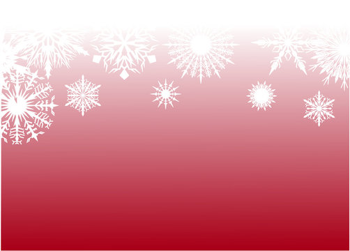 Red Snow Background Pattern