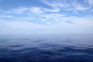 Calm sea blue water ocean sky horizon scenics