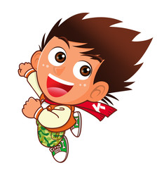 元気な子供002！