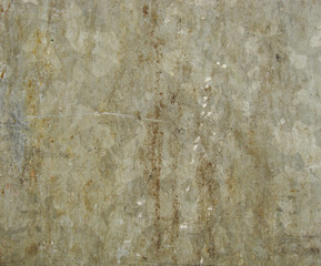 grungy sheet of worn slightly rusted metal
