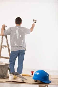 Guy Painting Wall