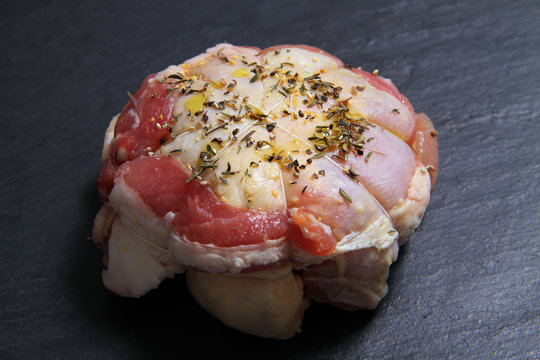 Cuisse de poulet farcie