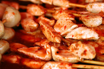 Vegetable Protein ball in Phuket vegetarian festival