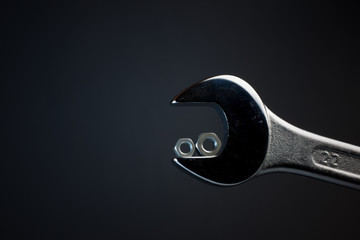 Maulschl&uuml;ssel schwarz