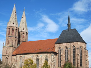 Fototapeta na wymiar Marienkirche und Heimatmuseum in Heilbad Heiligenstadt