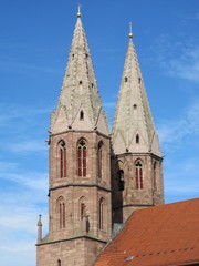 Fototapeta na wymiar Marienkirche und Heimatmuseum in Heilbad Heiligenstadt