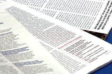 Obraz premium Magazine pages