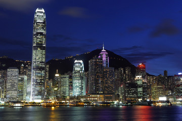 Obraz premium Hong Kong skyline