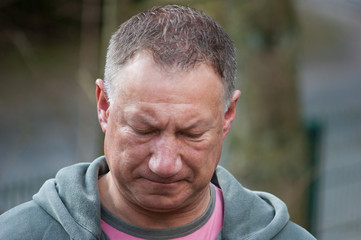 trauriger Mann