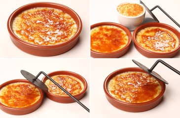 crème brûlée,crème catalane