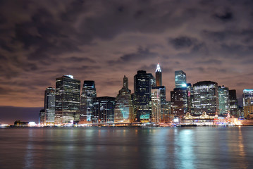Fototapeta na wymiar New York City Manhattan skylin