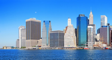 Fototapeta na wymiar Manhattan skyline panorama