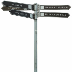 Fototapeta premium pointer of New Year