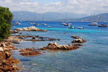 Bleu et ocre
