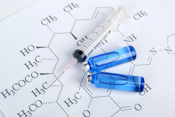 Medicine on chemical formula