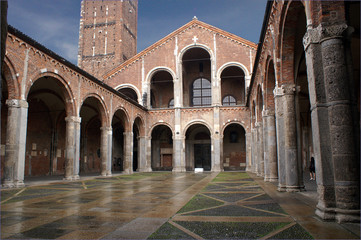 Fototapeta premium Sant'Ambrogio a Milano