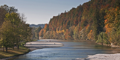 Herbst an der Isar