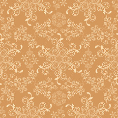 Abstract Seamless Floral Pattern