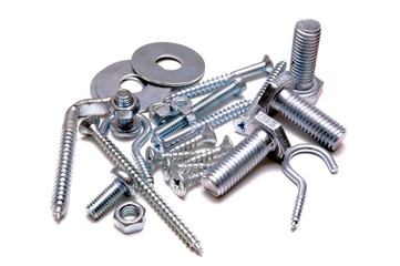 Schrauben und Unterlegscheiben