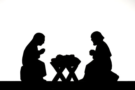Krippensilhouette