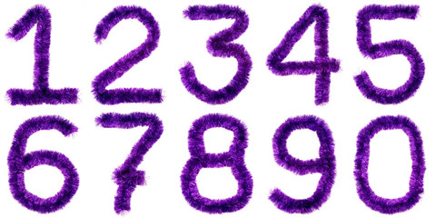 Violet digits