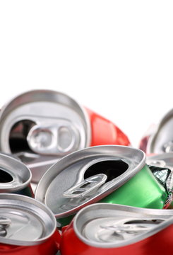 Soft Drink Or Soda Cans For Recycling