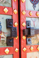 The ancient door lock