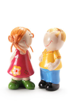 Boy and Girl Figurines