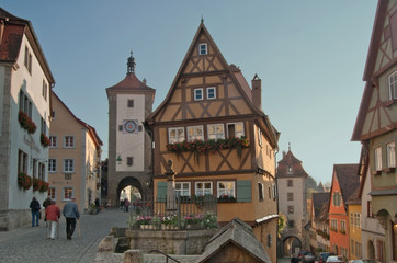 Fototapeta na wymiar Rothenburg ob der Tauber, Plönlein
