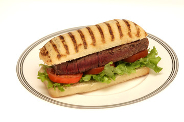 Steak Ciabatta Bread Roll