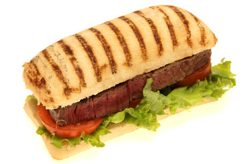 Steak Ciabatta Bread Roll