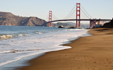 San Francisco Golden Gate bij Baker Beach