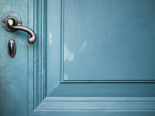 Single Door handle on old door
