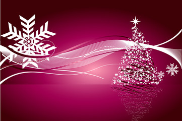 Christmas shiny vector background