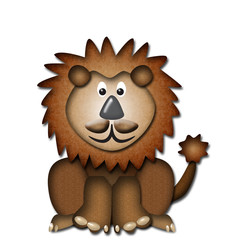 動物イラスト　ライオン