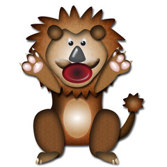 動物イラスト　ライオン
