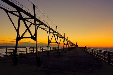 Fototapeta premium Sunset Lighthouse