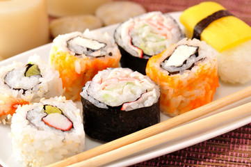 sushi close up
